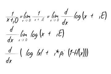 Digital png illustration of mayhematical equations on transparent background