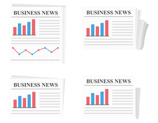 Four newspapers with business news