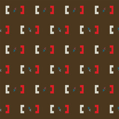 Japanese Geometric Motif Vector Seamless Pattern