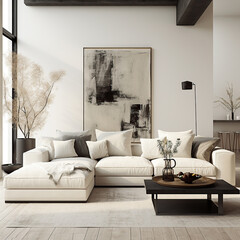 This warm and inviting living room provides an inspiring backdrop of style and comfort for the perfect home