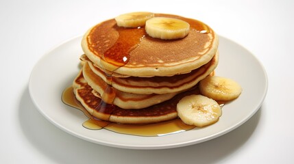 Fototapeta na wymiar stack of pancakes with syrup