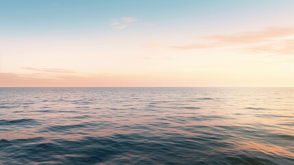 Obraz premium sunset in the sea HD 8K wallpaper Stock Photographic Image