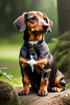 Dachshund, generated by artificial intelligence