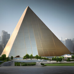 a modern pyramid