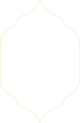 Oriental Linear Window Frame