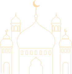 Mosque Outline