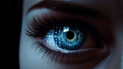 Fototapeta premium biometric data concept illustration 