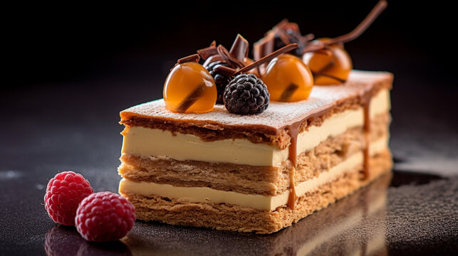 piece of cake HD 8K wallpaper Stock Photographic Image