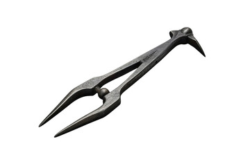 Blacksmith tongs. transparent background