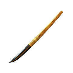 Bokken. isolated object, transparent background