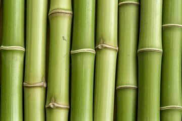 Fototapeta premium Natural Green Bamboo Texture or Pattern Background, AI Generative