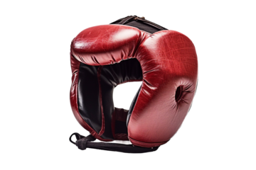 Boxing headgear . isolated object, transparent background