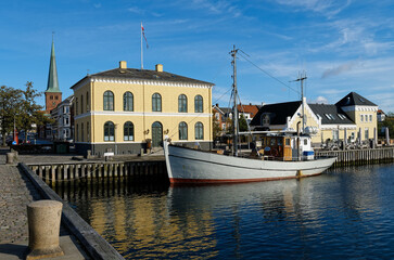 Fischkutter im Hafen von Nyborg