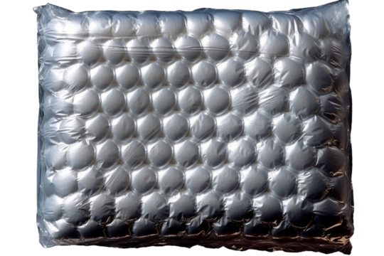 Bubble wrap. isolated object