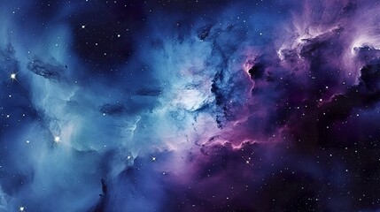 Obraz na płótnie Canvas subtle galaxy in purple and blue and black and white color. AI Generative