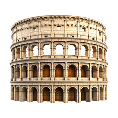 Coliseum. isolated object, transparent background
