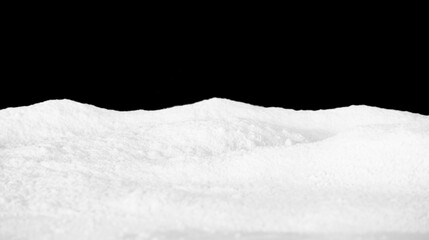 Abstract white snow landscape isolated