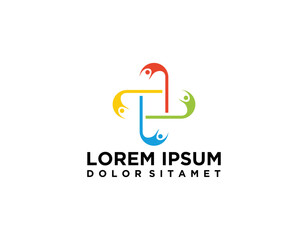 Cross Sign Medical Logo Health Symbol Pharmacy Icon. Flat Vector Logo Design Template Element