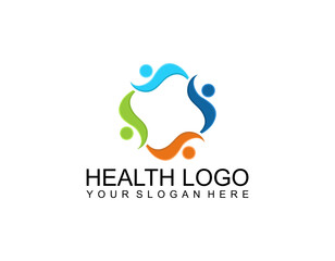 People Care Logo and Icon Template