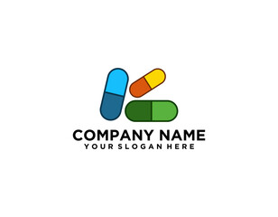 Modern Health Care Business Logo Icon for Hospital Medical Clinic Pharmacy Cross Symbol Design