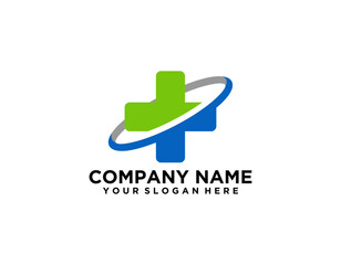Medical pharmacy logo template