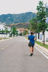 Real photo for affirmation moving forward I go my own way goal achievement choice of my path skill