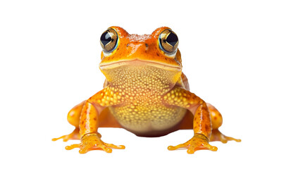 Obraz premium frog on white background HD 8K wallpaper Stock Photographic Image
