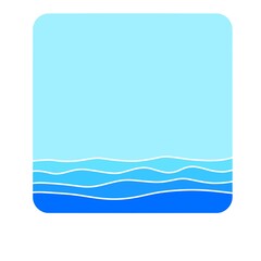 blue sea icon