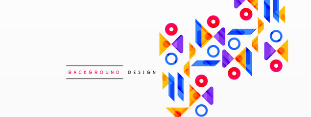 Circle minimal abstract background. Design for wallpaper, banner, background, landing page, wall art, invitation, prints, posters