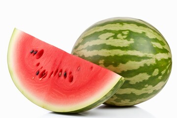 Ripe watermelon fruit. Generate Ai