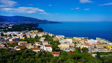 Fototapeta na wymiar Panoramic view of Sorrento, the Amalfi Coast, Italy