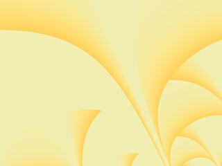 Abstract yellow arch, yellow whirlwind.