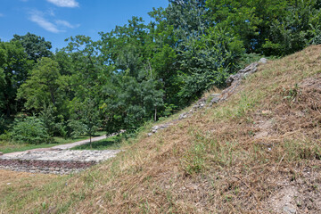 Fototapeta premium Ruins of Roman city of Diocletianopolis, Hisarya, Bulgaria