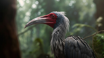 Obraz premium close up of a crane HD 8K wallpaper Stock Photographic Image