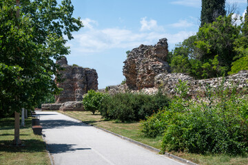 Ruins of Roman city of Diocletianopolis, Hisarya, Bulgaria