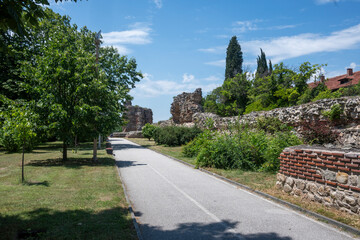 Ruins of Roman city of Diocletianopolis, Hisarya, Bulgaria