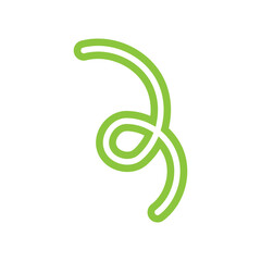 Obraz premium Abstract Doodle Outline