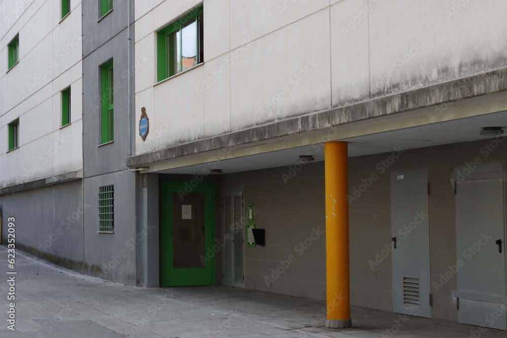 Poster Building in the neighborhood in Bilbao