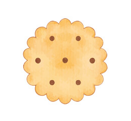 cookie watercolor illustration