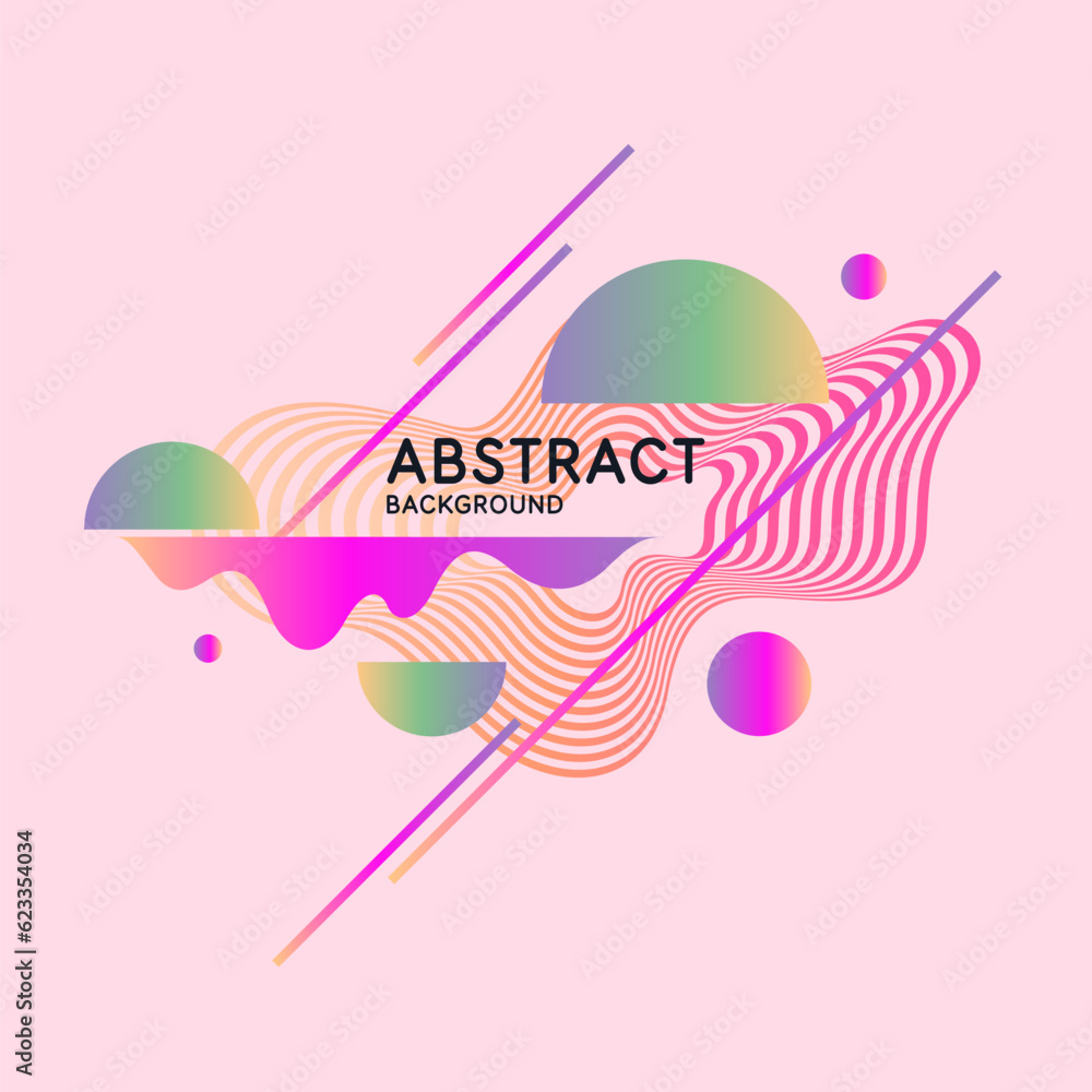Poster abstract background with simple elements. an image with a composition of geometric elements and shap