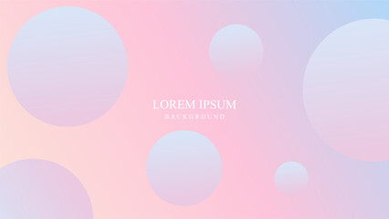 abstract circle on beautiful gradient background, design, illustration, wallpaper, graphic, light, shape, bright, banner, pattern, template, geometric decoration