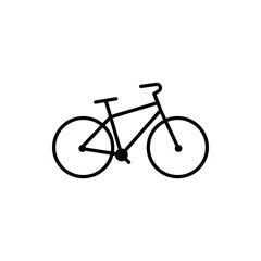 Fototapeta premium Bicycle icon on white background. Vector illustration.