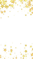Magic stars vector overlay.  Gold stars scattered