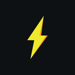 Thunder and bolt lighting elements. Flash icons set. Elestric blitz. Vector thunderbolt on white background