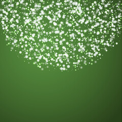 Falling snowflakes christmas background. Subtle