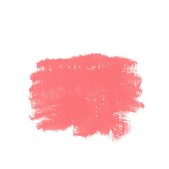 Abstract Gouache Red Paint Stroke