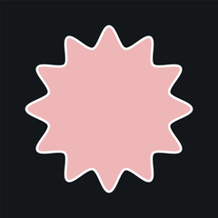 New retro stickers. Shop product tags. Vector trendy mocern labels