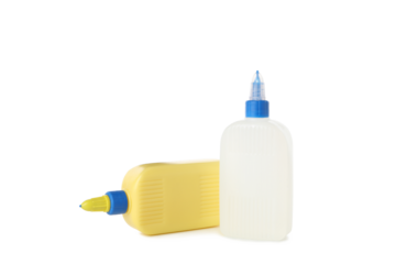 PNG, glue with copy space isolated on white background