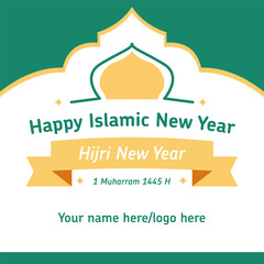 Happy New Hijri Year, Islamic New Year 1445 Hijriyah