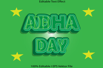 Day Editable Text Effect